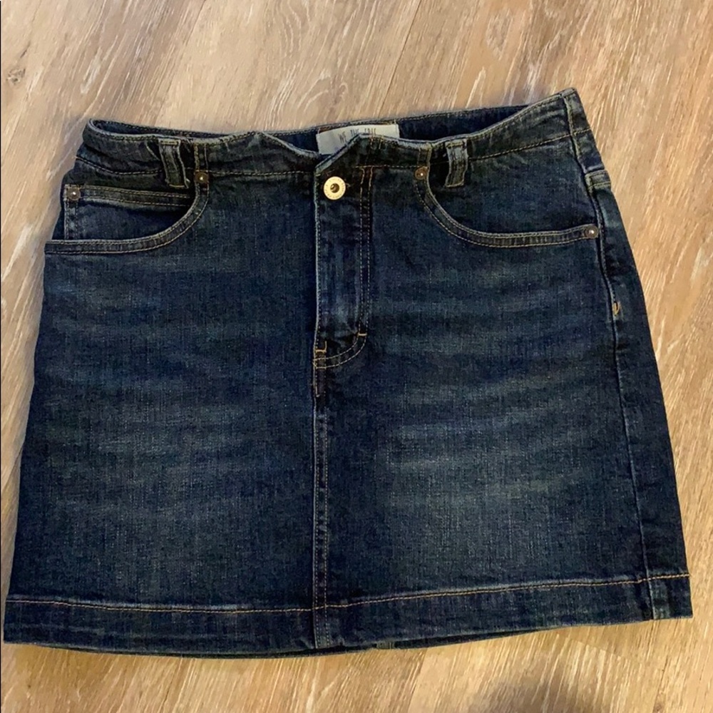 Free people jean skirt